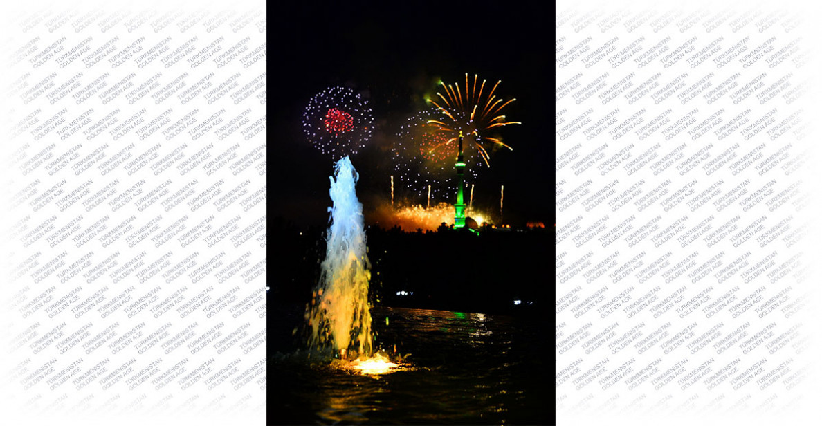 Celebration events are held in Ashgabat