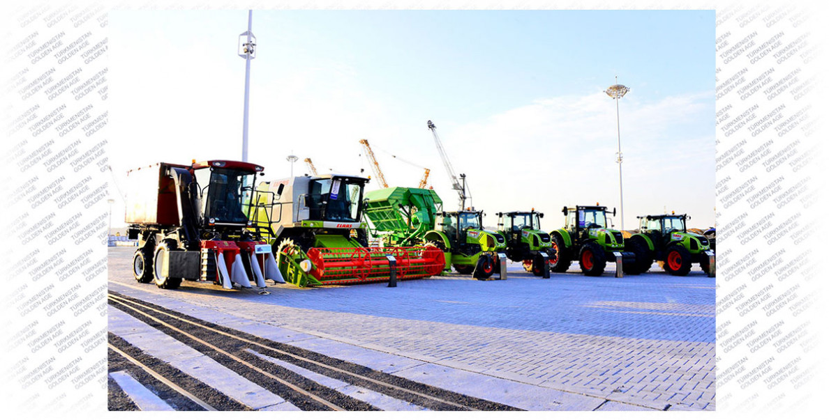 Products of Central Asian countries are presented on the Turkmen coast of the Caspian Sea