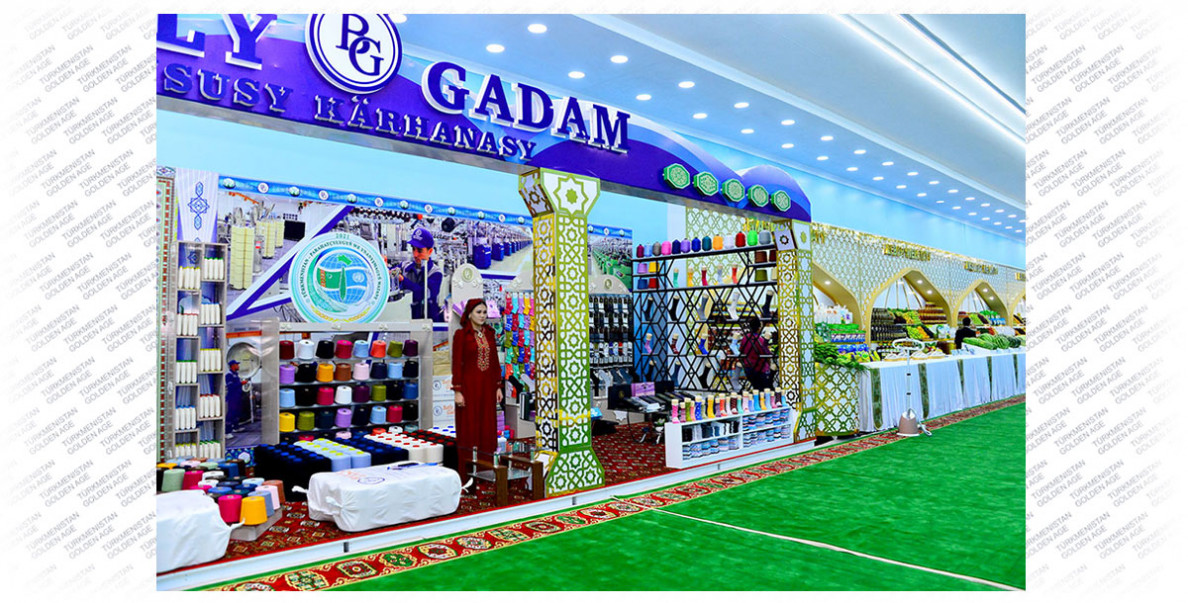 Products of Central Asian countries are presented on the Turkmen coast of the Caspian Sea