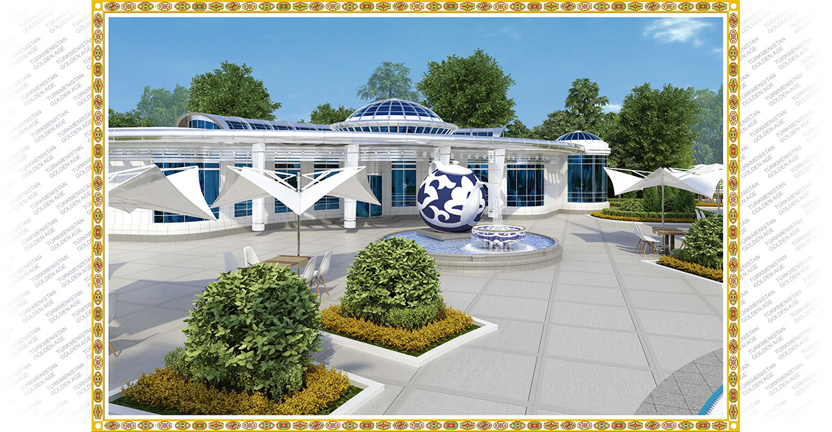 The Park of Culture and Rest "Tashkent" is being built on Makhtumkuli Avenue