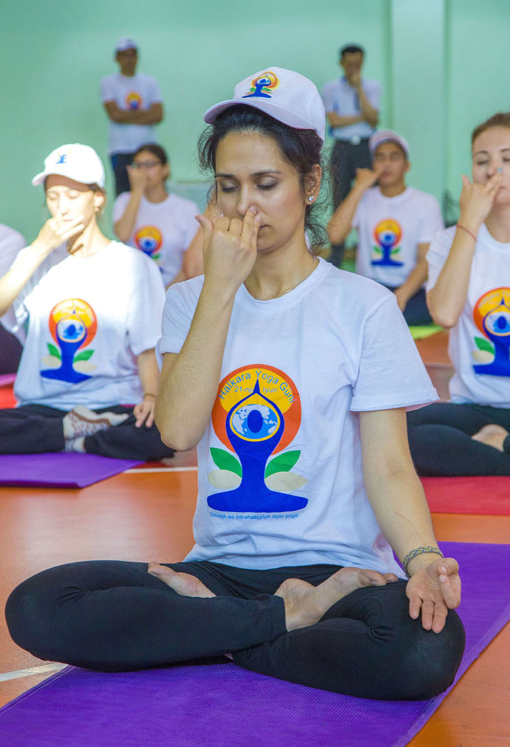 Massive yoga classes were held in Ashgabat