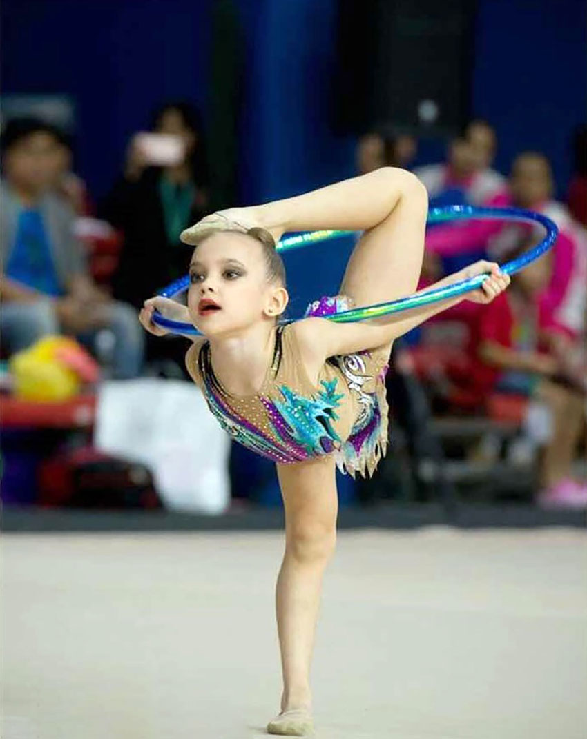 Turkmen Gymnast, Dominica Reimer, Wins 5 Medals at Singapore Open