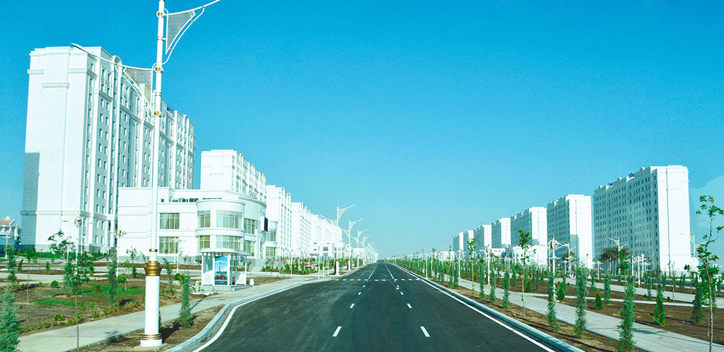 The Head of the State inspects elite cottage complex in the capital