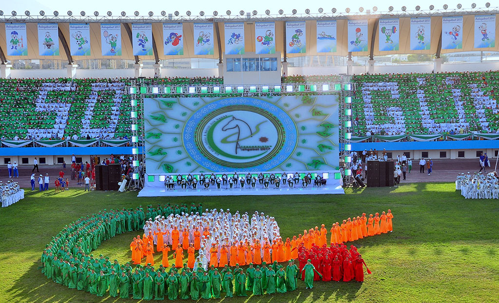 50-day countdown to the start of the Asian Games was marked by a bright sporting holiday  