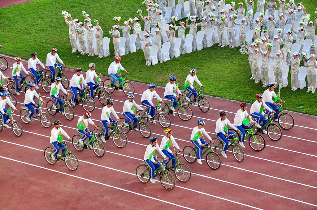 50-day countdown to the start of the Asian Games was marked by a bright sporting holiday  