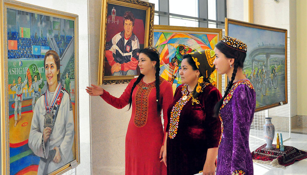 Topical exposition in the Museum of Visual Arts is a dedication to Ashgabat 2017 Games