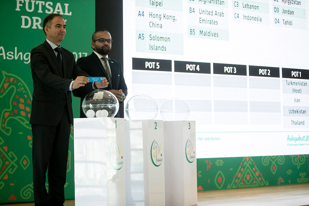 The national futsal team of Turkmenistan will perform in the Asian Games in Group «A» 