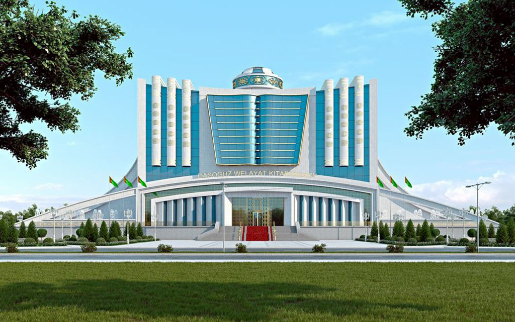 The image of Turkmen cities is remarkable for ensemble groups and aesthetic expression  