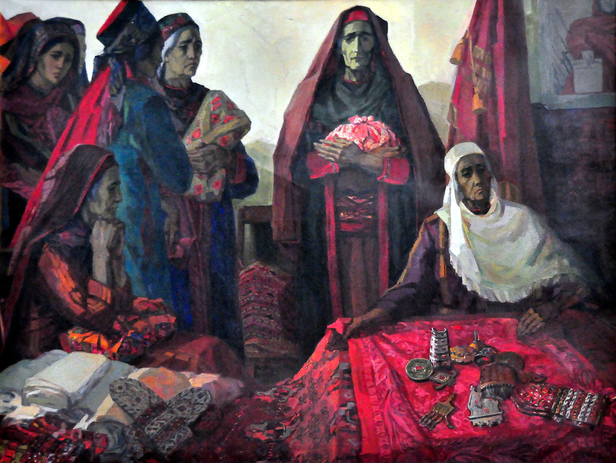 Корифеи национальной школы живописи: Евгения Адамова