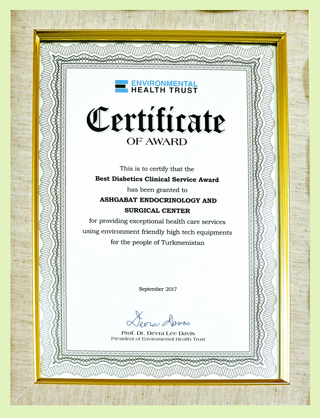 New Ashgabat Medical Centre is called as the best in the region 