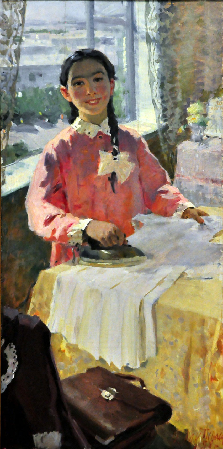 Тема ученичества широко представлена в творчестве туркменских художников