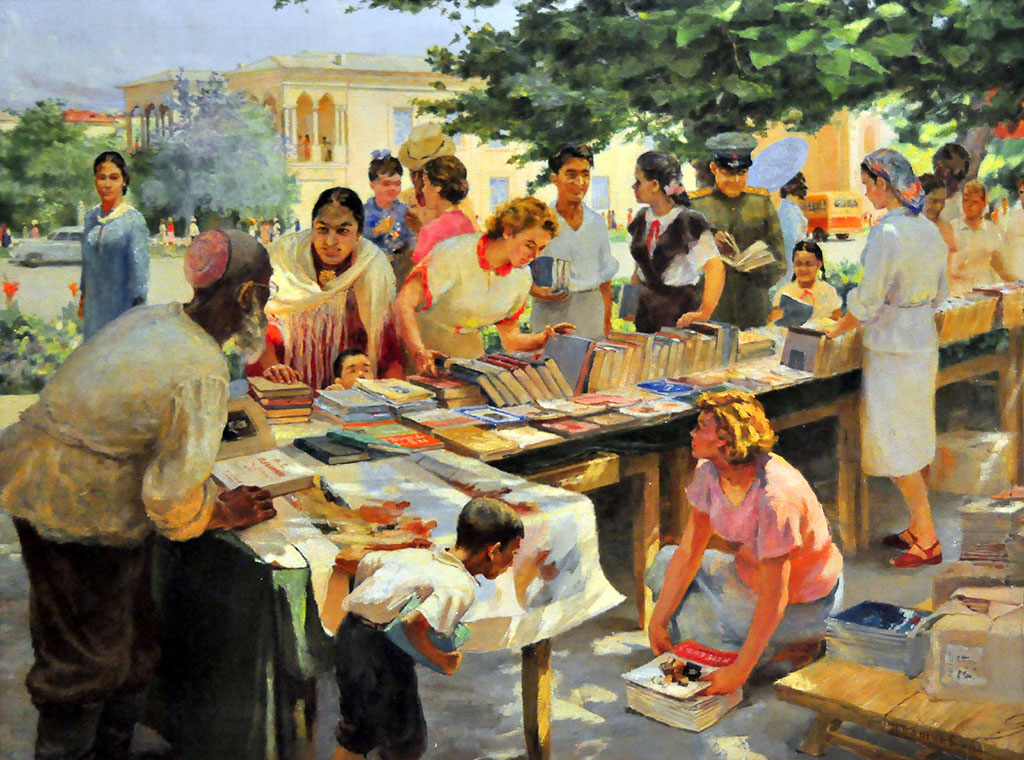 Тема ученичества широко представлена в творчестве туркменских художников