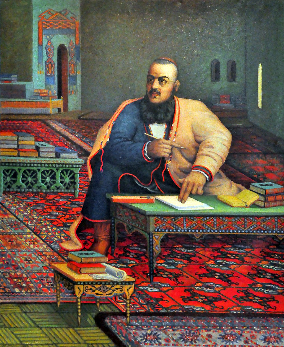 Корифеи национальной школы живописи: Бяшим Нурали