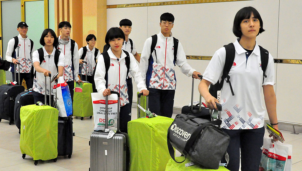 Participants of the 5th Asian Games   arrive in Ashgabat 