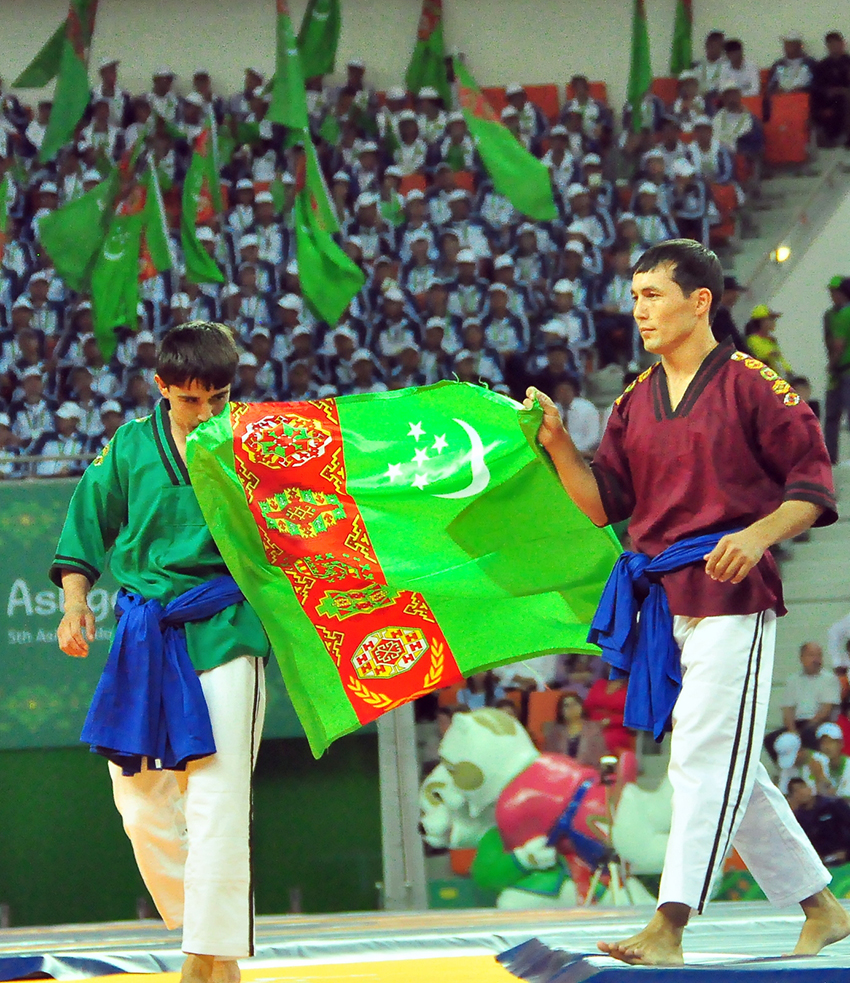 Turkmenistan team wins 16 gold medals in the first day of the Games 