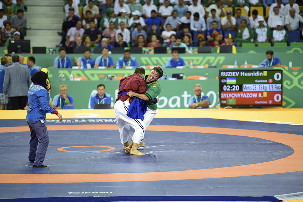 Turkmenistan National team wins 25 medals where 13 gold one in the third day of the competitions 