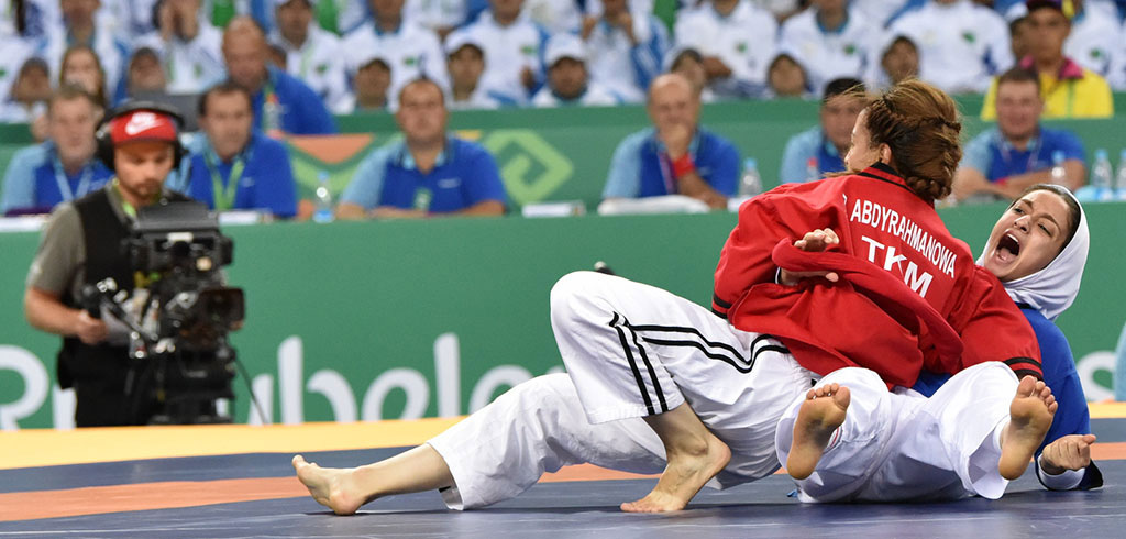 Turkmenistan National team is leading in total medal count at the V Asian Games