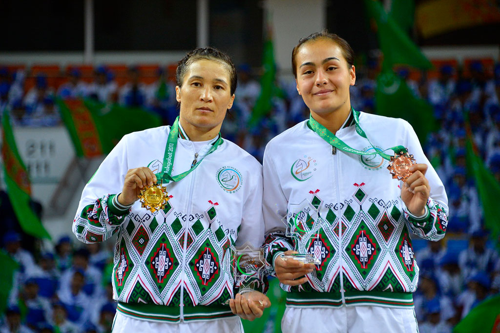 Turkmenistan national team confidently leads the team overall at the Games 
