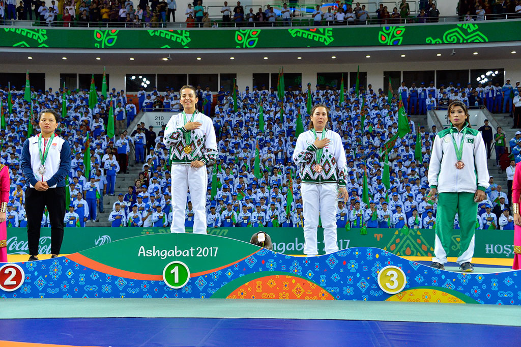 Turkmenistan national team confidently leads the team overall at the Games 