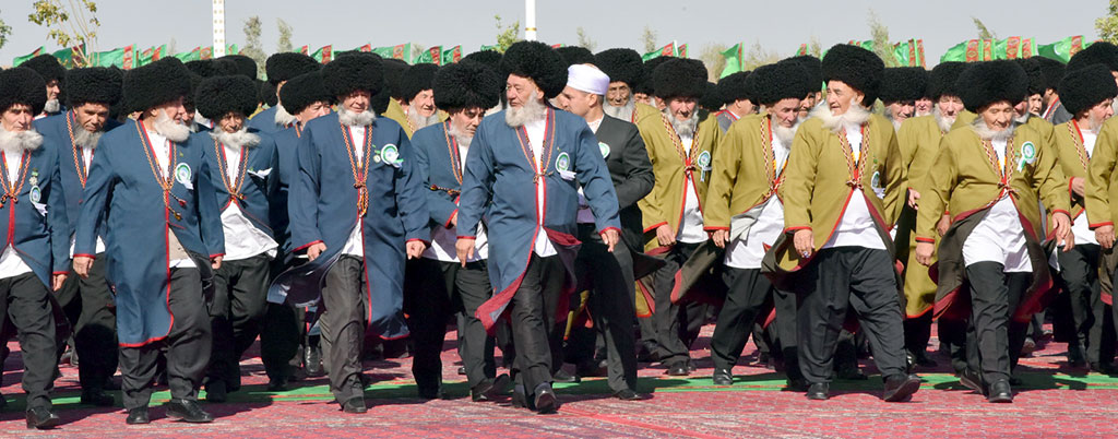 The White Yurt (house) Building is opened in Ahal Velayat 