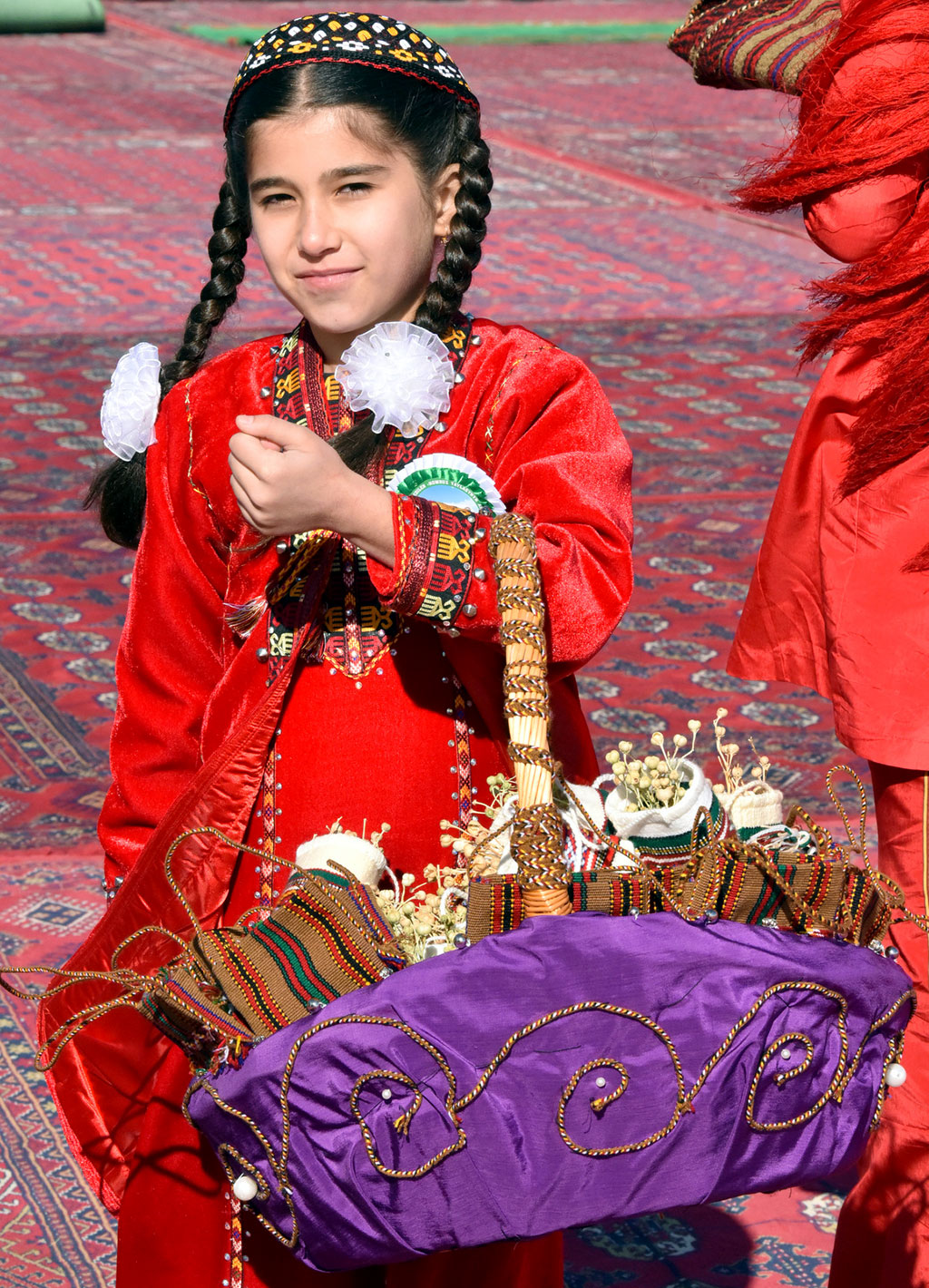 The White Yurt (house) Building is opened in Ahal Velayat