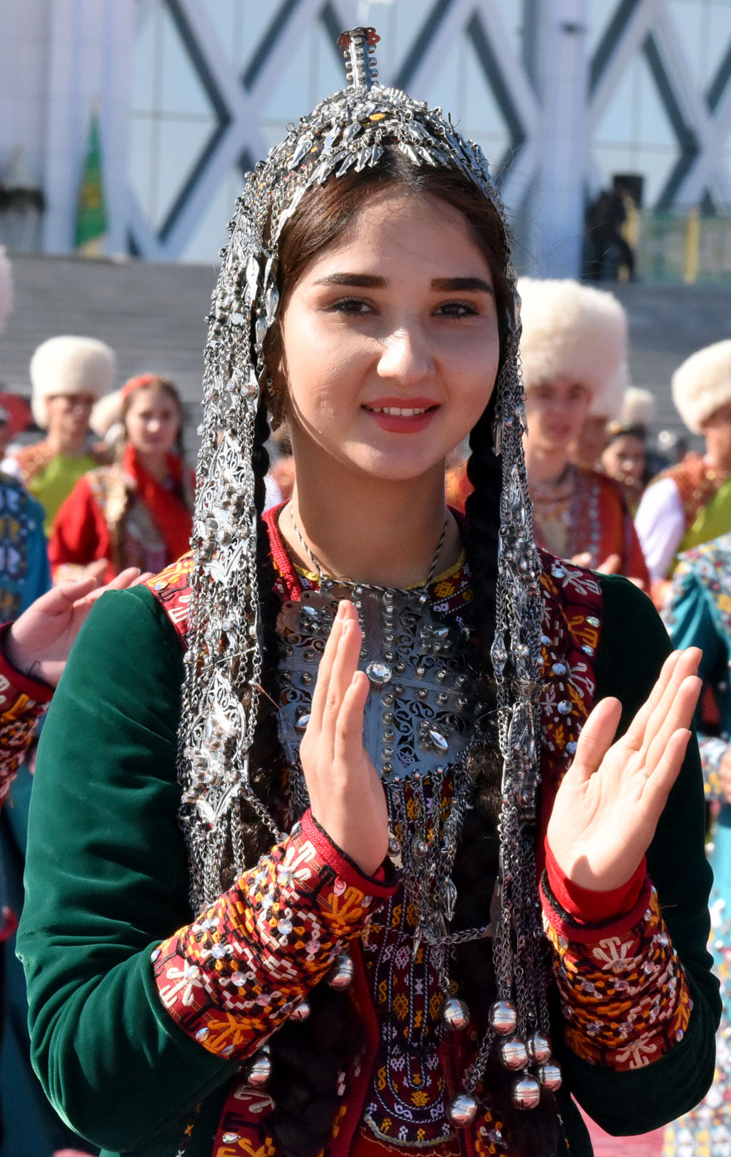 The White Yurt (house) Building is opened in Ahal Velayat 