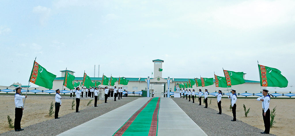 New complex of facilities of Avaza frontier post is opened in Balkan Velayat 