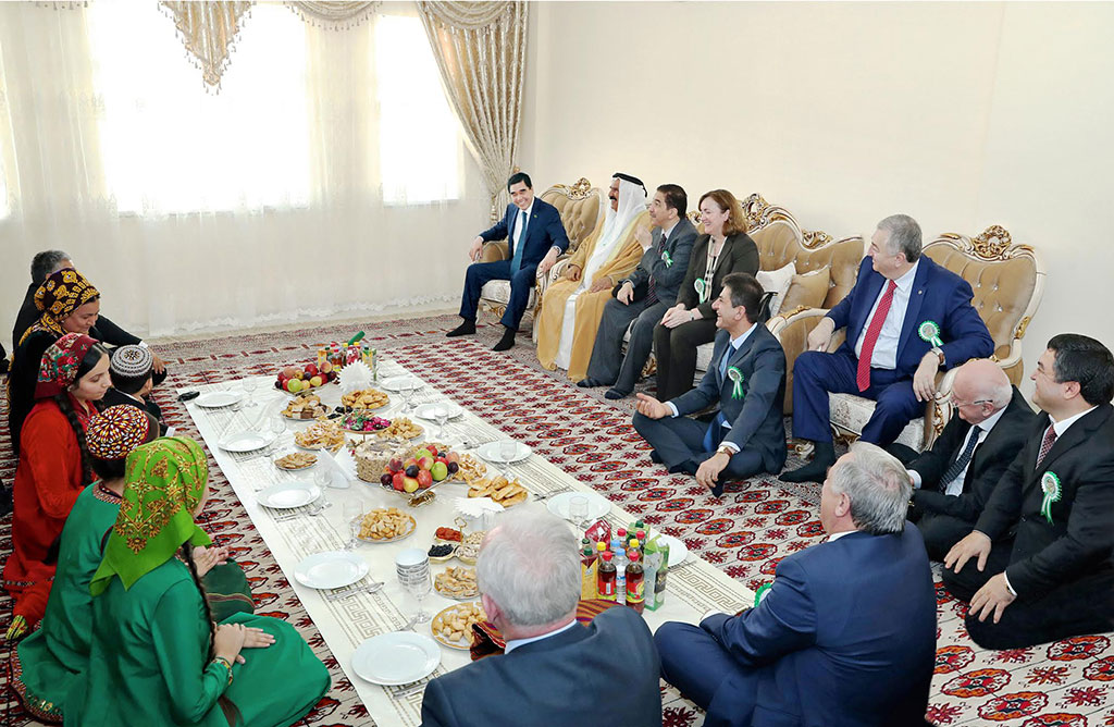 Cottage living complex is opened in Ashgabat with participation of the Head of the State
