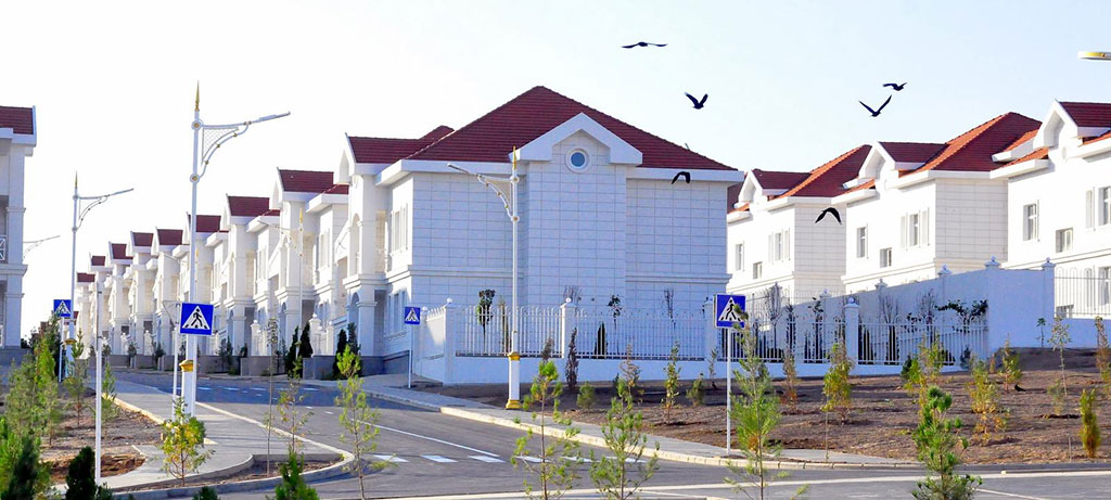Cottage living complex is opened in Ashgabat with participation of the Head of the State