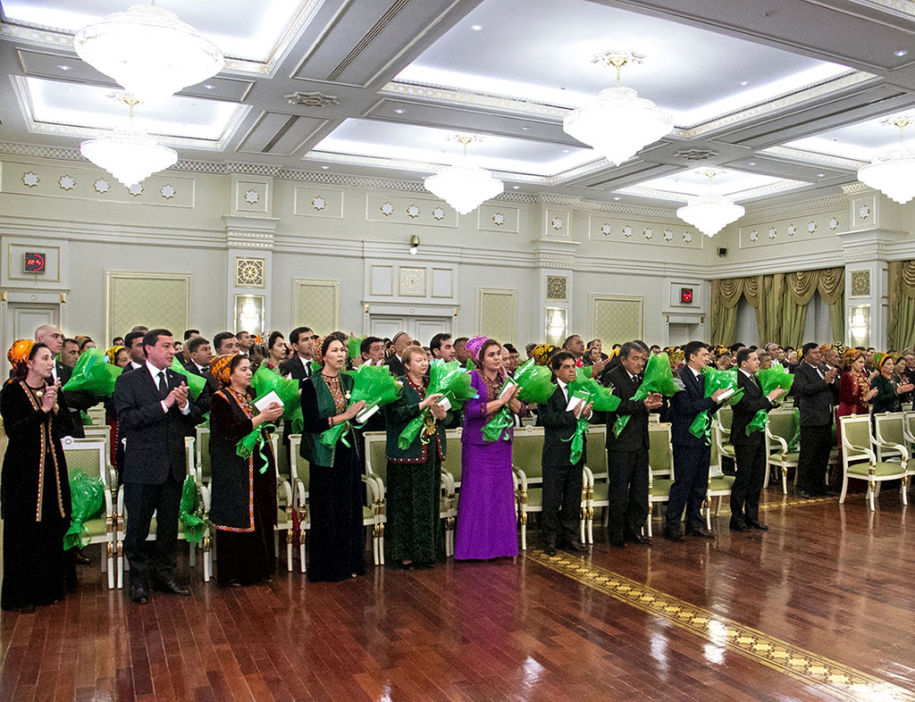 The award ceremony of the best personnel of different branches of economy, culture and social sphere takes place