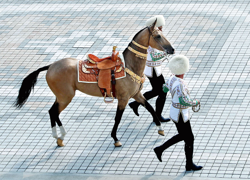 Festive parade on occasion of the Independence Day in Ashgabat 