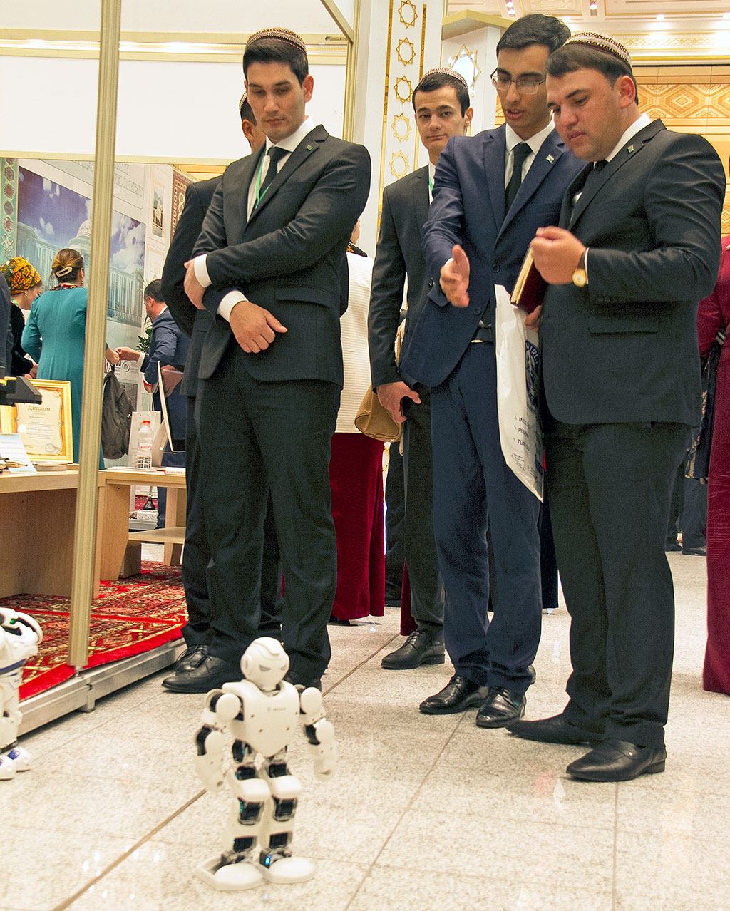 The aspects of international cooperation in educational and sport spheres are discussed in Ashgabat