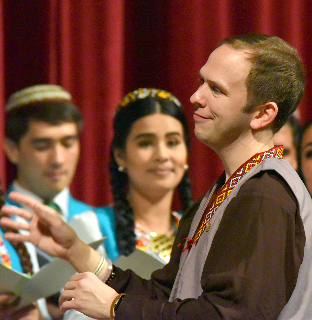 American musicians and students of the Turkmen National Conservatoire present Christmas gift to Ashgabat citizens 