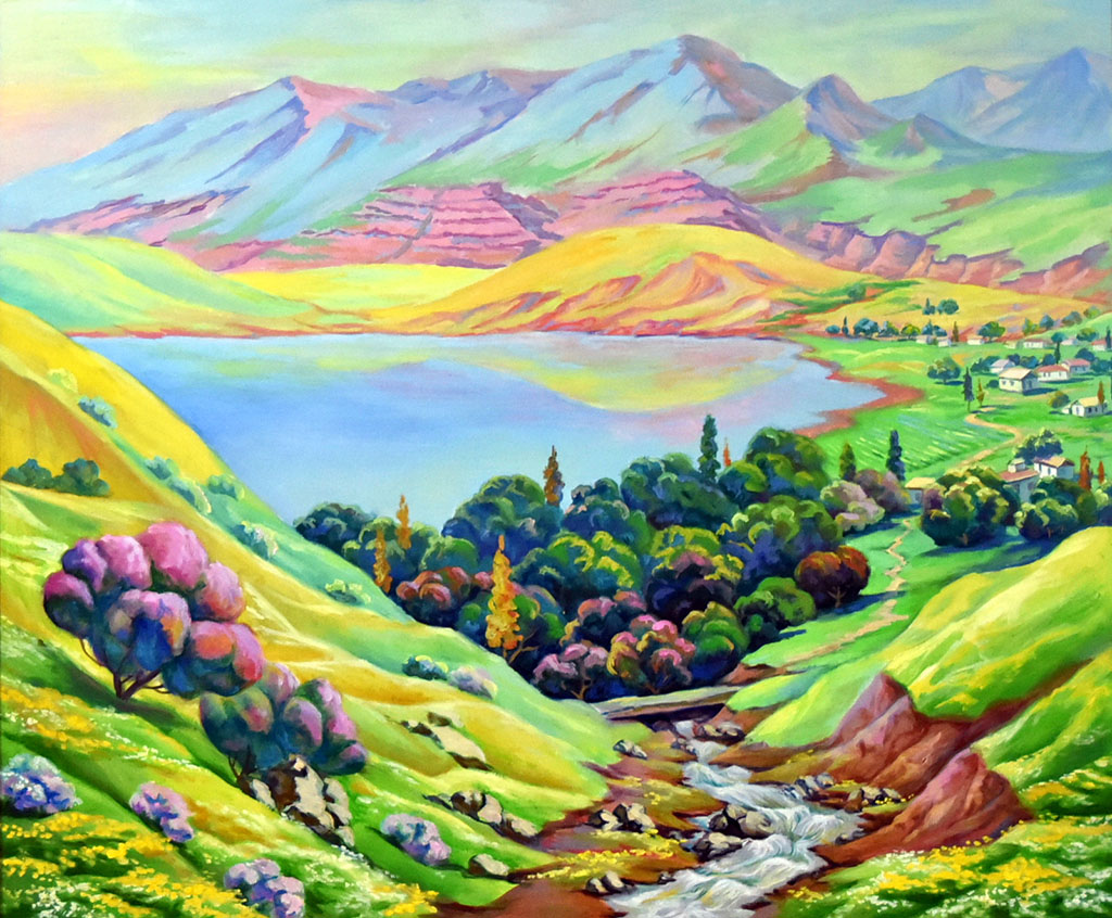 Живописные сюжеты из истории Великого Шёлкового пути 