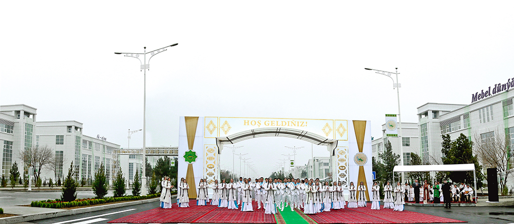 Business park opened in the northern part of the Turkmen capital with the participation of the Turkmen leader 