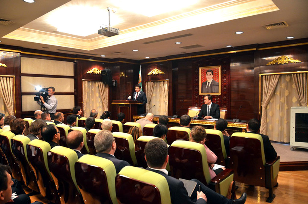 The Embassy of Turkmenistan in Tashkent conducts a press conference