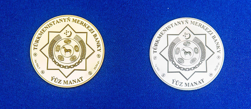 Turkmenistan Central Bank   produced commemorative coins dedicated to the TAPI project 