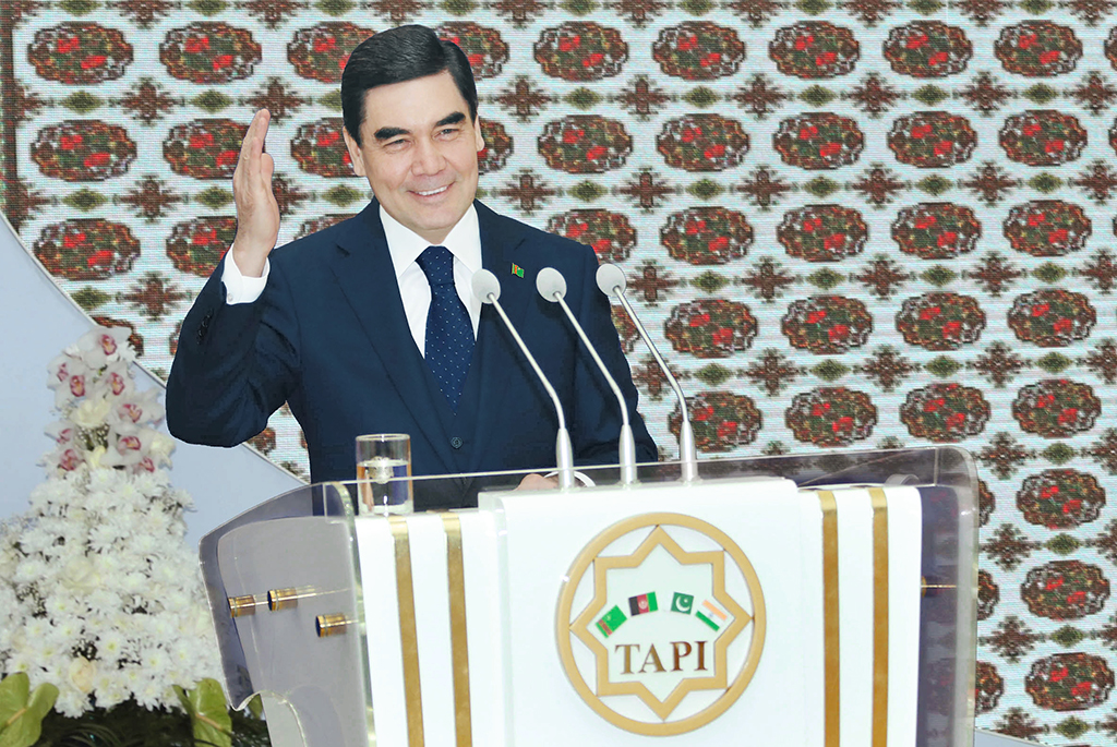 The launch of construction of transnational project is held in Mary Velayat and Afghan Herat