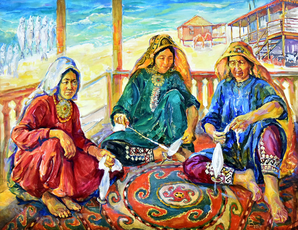 Turkmen artists presents their best works