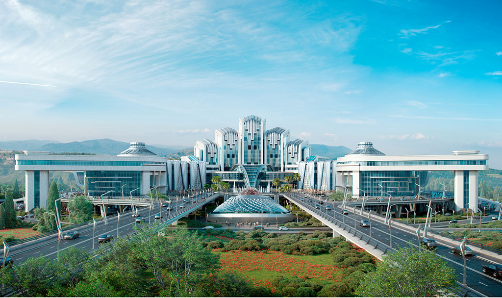 New business, shopping and entertainment centres to be built in the southwest part of the Turkmen capital 