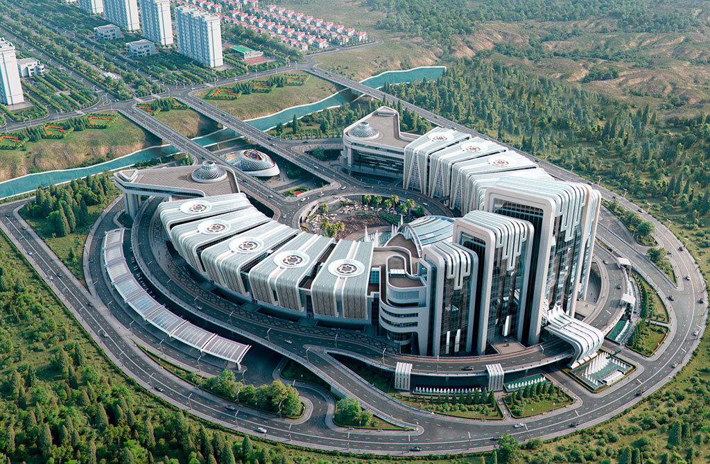 New business, shopping and entertainment centres to be built in the southwest part of the Turkmen capital 