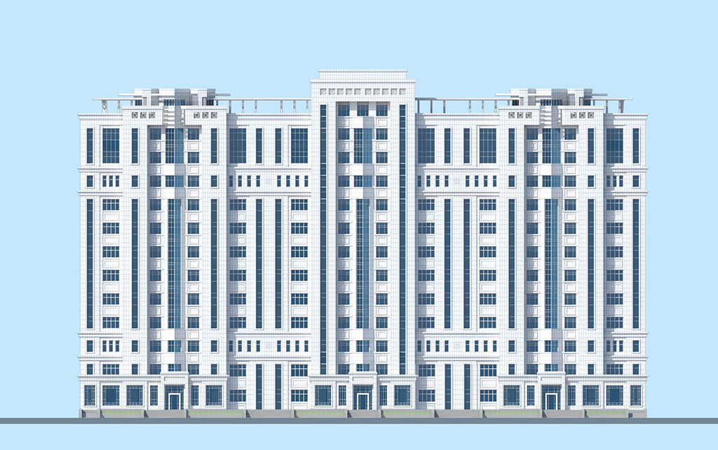 The new residential area will be built in the western part of Ashgabat 