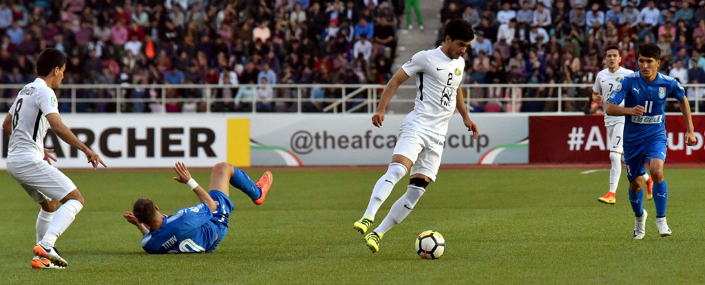 Aziýanyň Futbol konfederasiýasynyň  Kubogyny almak ugrundaky ýaryşda  türkmen toparlarynyň deňme-deň oýny