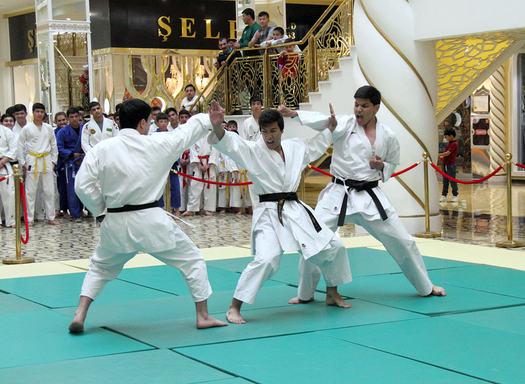 Turkmen martial arts masters participates in sport festival 