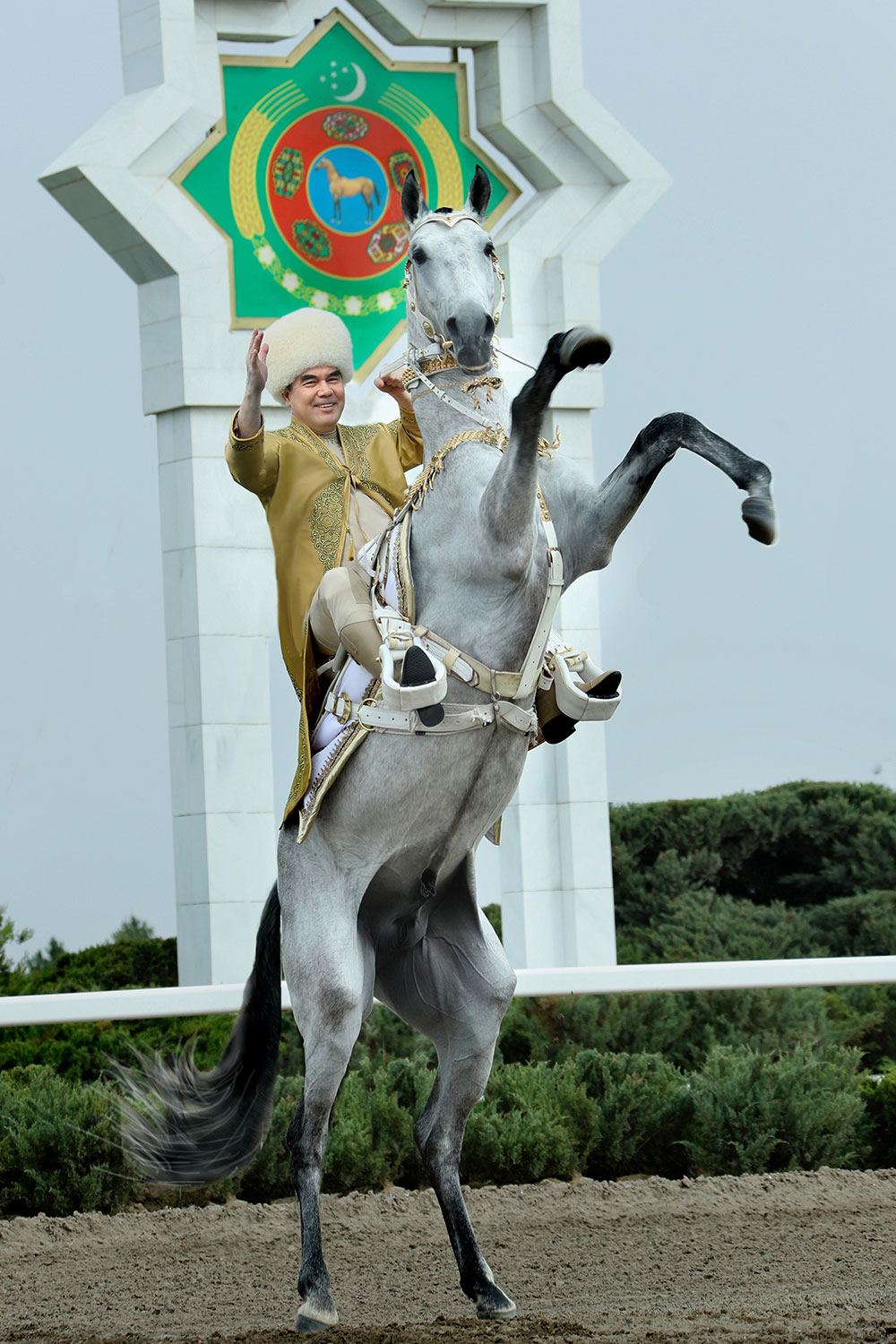 Celebration events are held in Ahalteke Equestrain Complex 