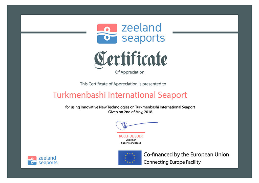 New Turkmenbashi Port receives prestigious awards