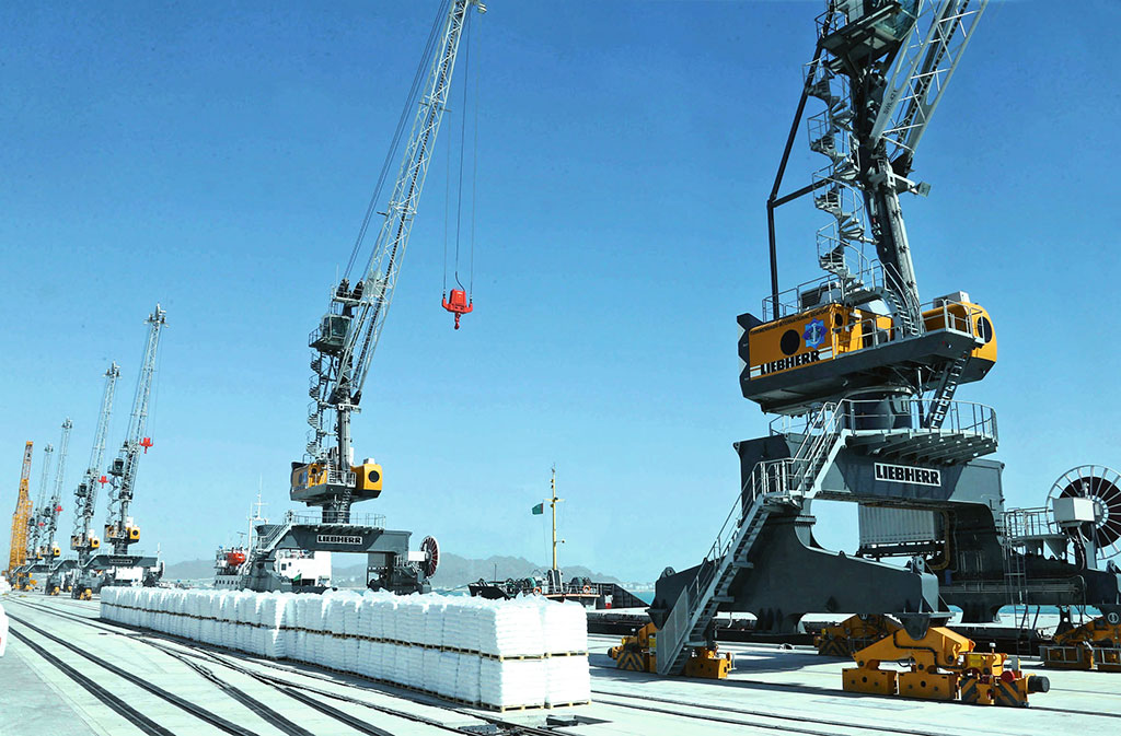 President Gurbanguly Berdimuhamedov takes part in the opening ceremony of Turkmenbashi International Seaport