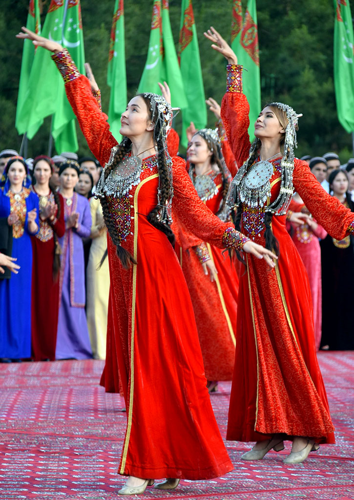 In Ashgabat, a concert was held 