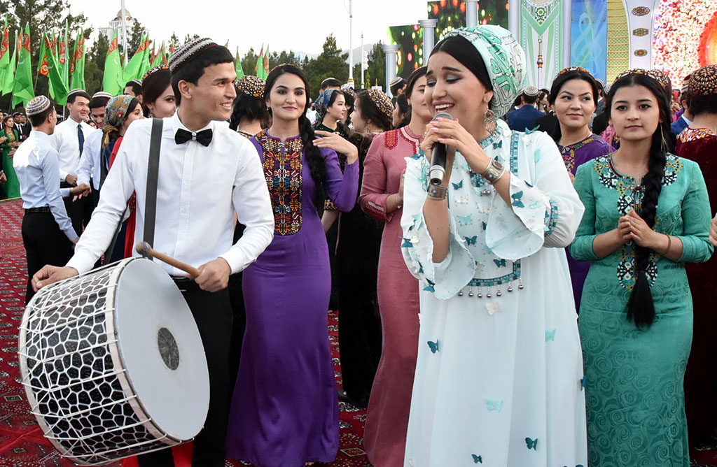 In Ashgabat, a concert was held 