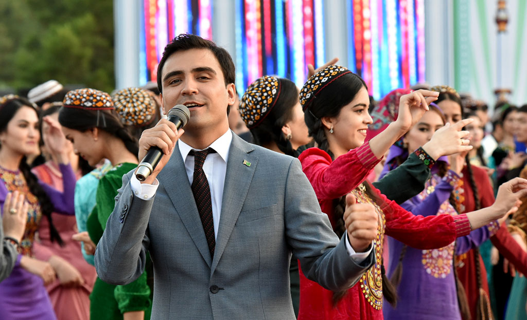 In Ashgabat, a concert was held 